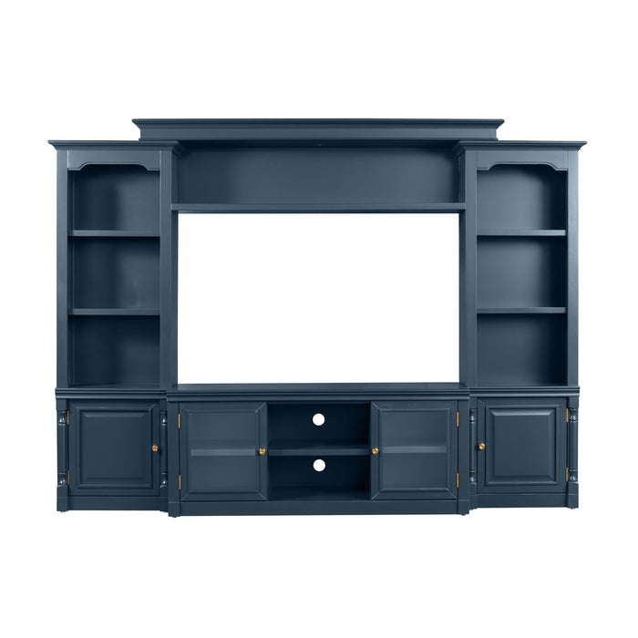 Virginia Blue Entertainment Center for TVs up to 65" - Home And Beyond