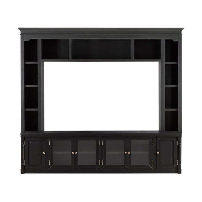 Virginia Charcoal Entertainment Center for TVs up to 75" - Home And Beyond