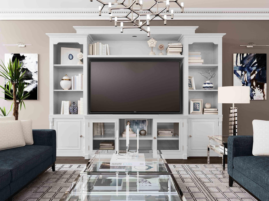 Virginia White Entertainment Center for TVs up to 65" - Home And Beyond