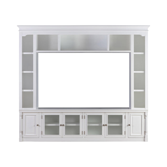 Virginia White Entertainment Center for TVs up to 75" - Home And Beyond