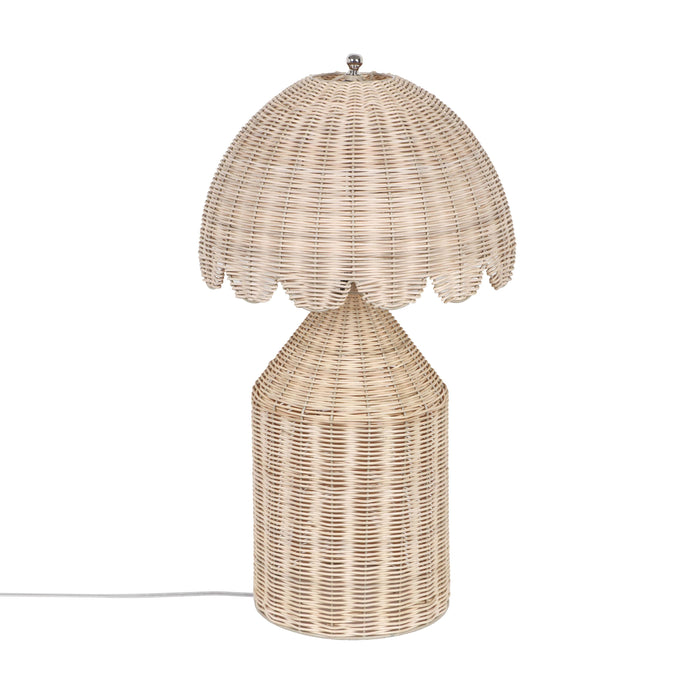 Willa Rattan Table Lamp - Home And Beyond