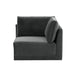 Willow Charcoal Corner Chair - Home And Beyond