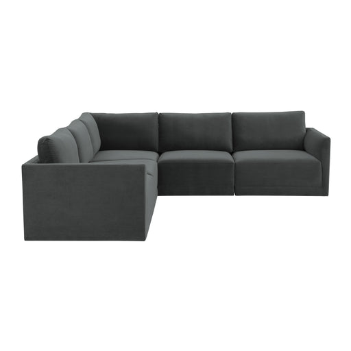 Willow Charcoal Modular L Sectional image