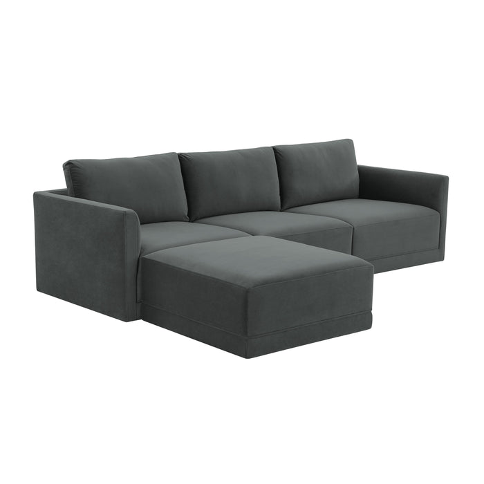 Willow Charcoal Modular Sectional - Home And Beyond