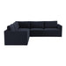 Willow Navy Modular L Sectional image