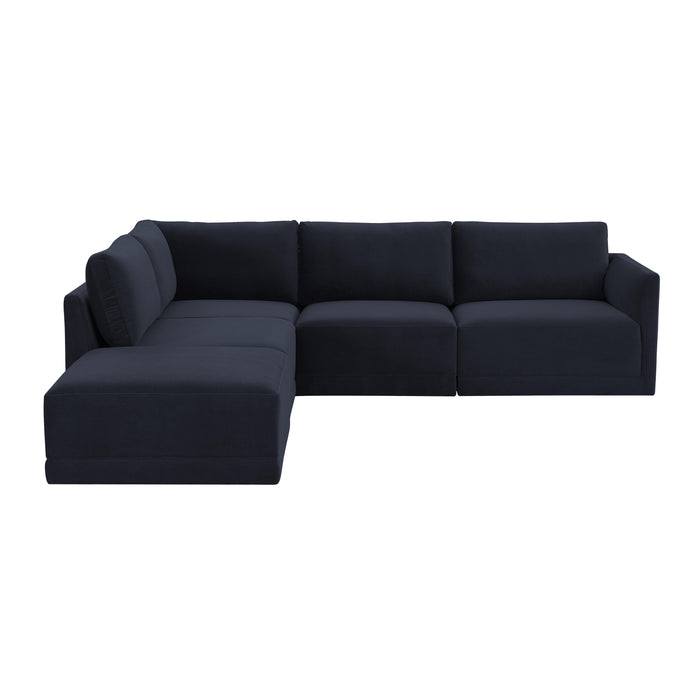 Willow Navy Modular LAF Sectional image
