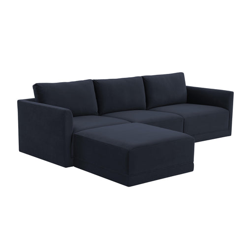 Willow Navy Modular Sectional image