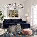 Willow Navy Ottoman - Home And Beyond