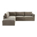 Willow Taupe Modular LAF Sectional image