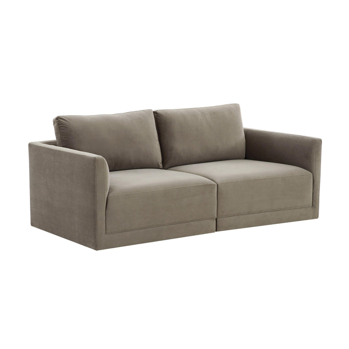 Willow Taupe Modular Loveseat image