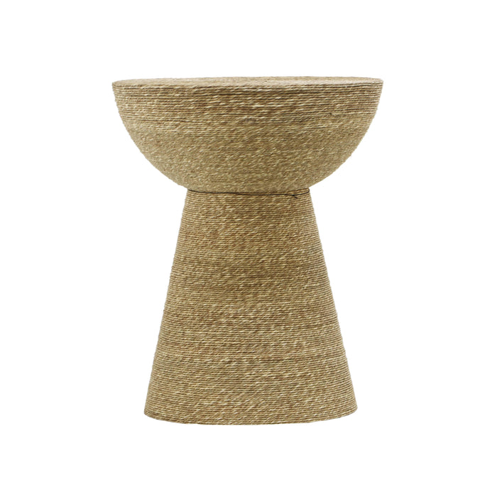 Wren Seagrass Side Table - Home And Beyond