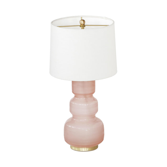 Winter Pink Glass Table Lamp - Home And Beyond