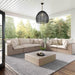 Cali Natural Wicker Outdoor Modular Sofa - Home And Beyond
