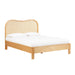 Grappa Natural Wood  Rattan Queen Bed image