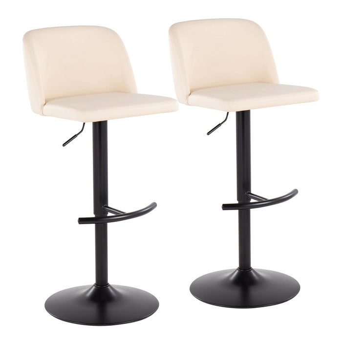 Toriano Adjustable Bar Stool - Set of 2 image