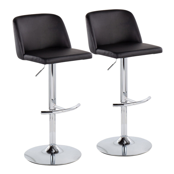 Toriano Adjustable Bar Stool - Set of 2 image