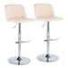 Toriano Adjustable Bar Stool - Set of 2 image