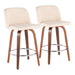 Toriano Fixed-Height Counter Stool - Set of 2 - Home And Beyond