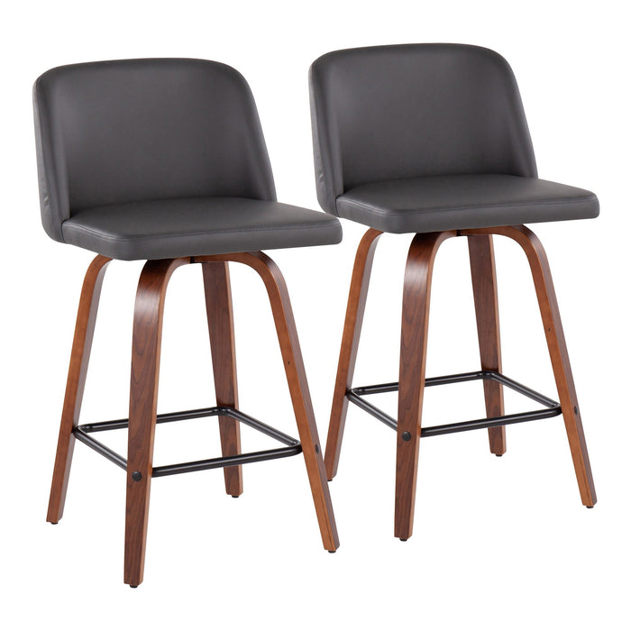 Toriano Fixed-Height Counter Stool - Set of 2 - Home And Beyond