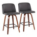 Toriano Fixed-Height Counter Stool - Set of 2 - Home And Beyond