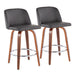 Toriano Fixed-Height Counter Stool - Set of 2 - Home And Beyond