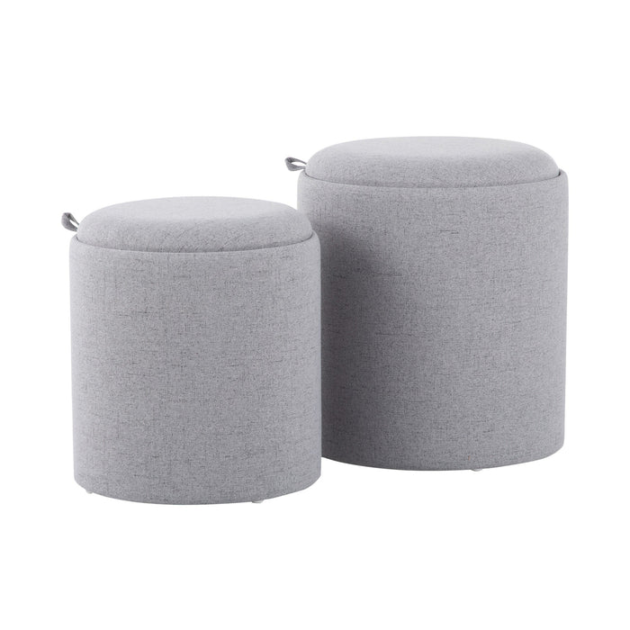 Tray Nesting Ottoman Set image