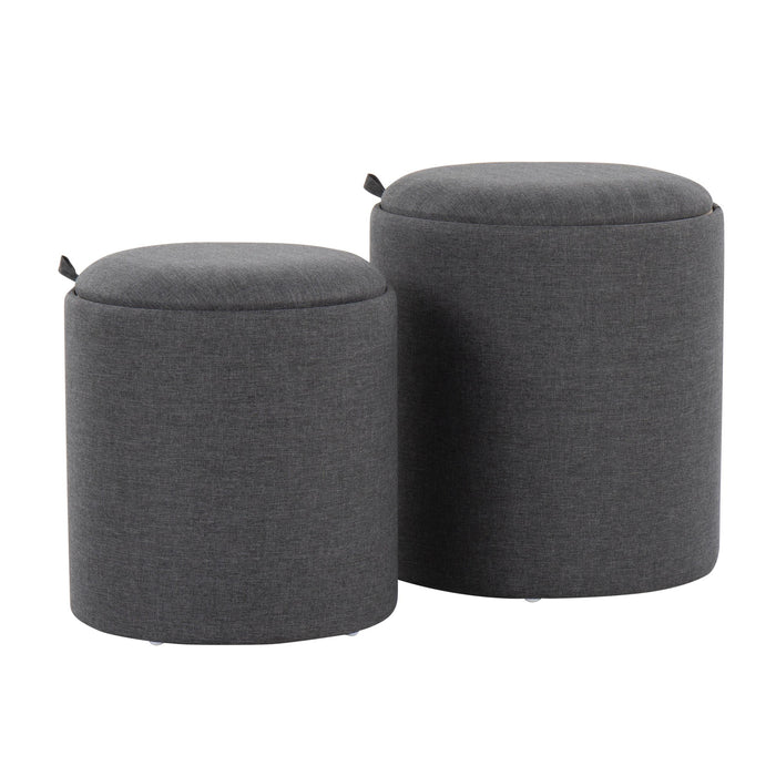 Tray Nesting Ottoman Set image