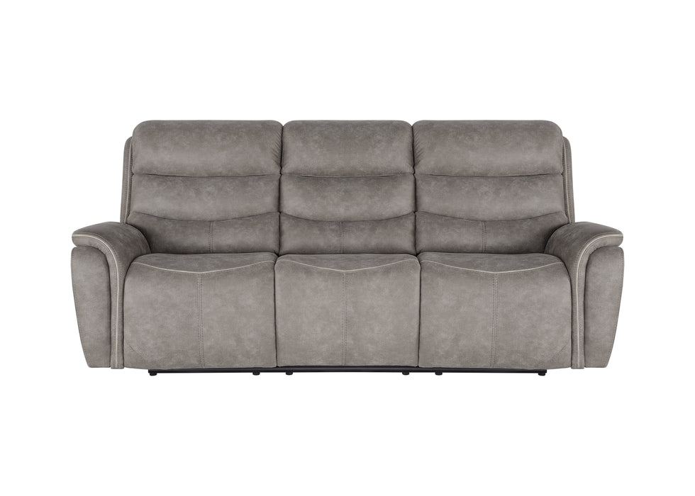 Kamari Sofa W/Dual Recliner-Gray