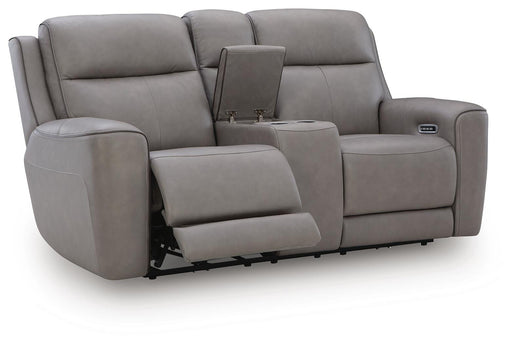 5Z-Comfort Power Reclining Loveseat with Console - Home And Beyond