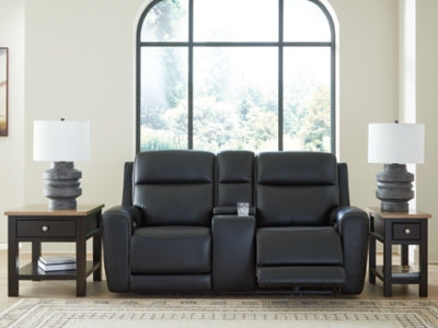 5Z-Relaxation Power Reclining Loveseat with Console - Home And Beyond