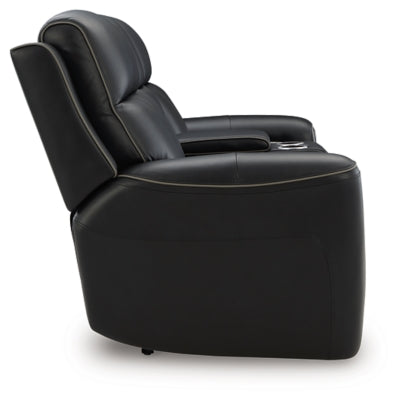 5Z-Relaxation Power Reclining Loveseat with Console - Home And Beyond