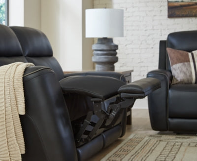5Z-Relaxation Power Reclining Loveseat with Console - Home And Beyond