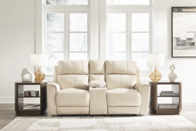 Dahlmoore Power Reclining Loveseat with Console - Home And Beyond