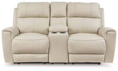 Dahlmoore Power Reclining Loveseat with Console - Home And Beyond