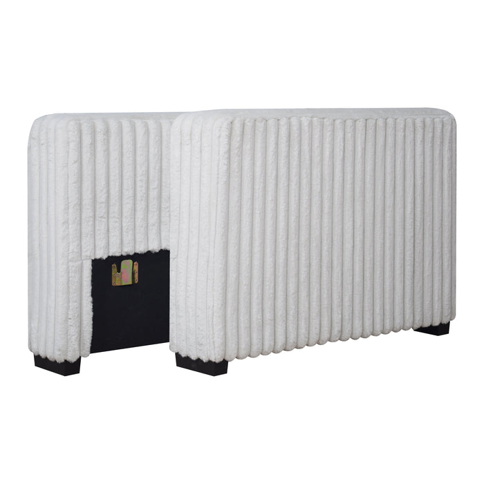 Bliss Set Of 2 Arms For Sectional-Mist Gray