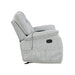 Chablis Glider Recliner W/Heat & Massage-Mist Gray