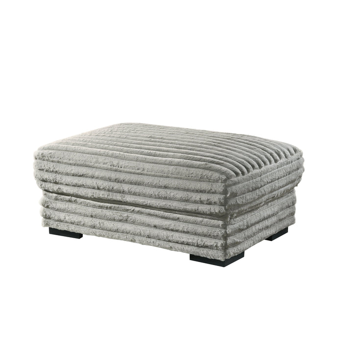 Embrace 41" Ottoman-Gray
