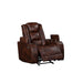 Chester Glider Recliner W/Pwr Hr & Fr-Brown