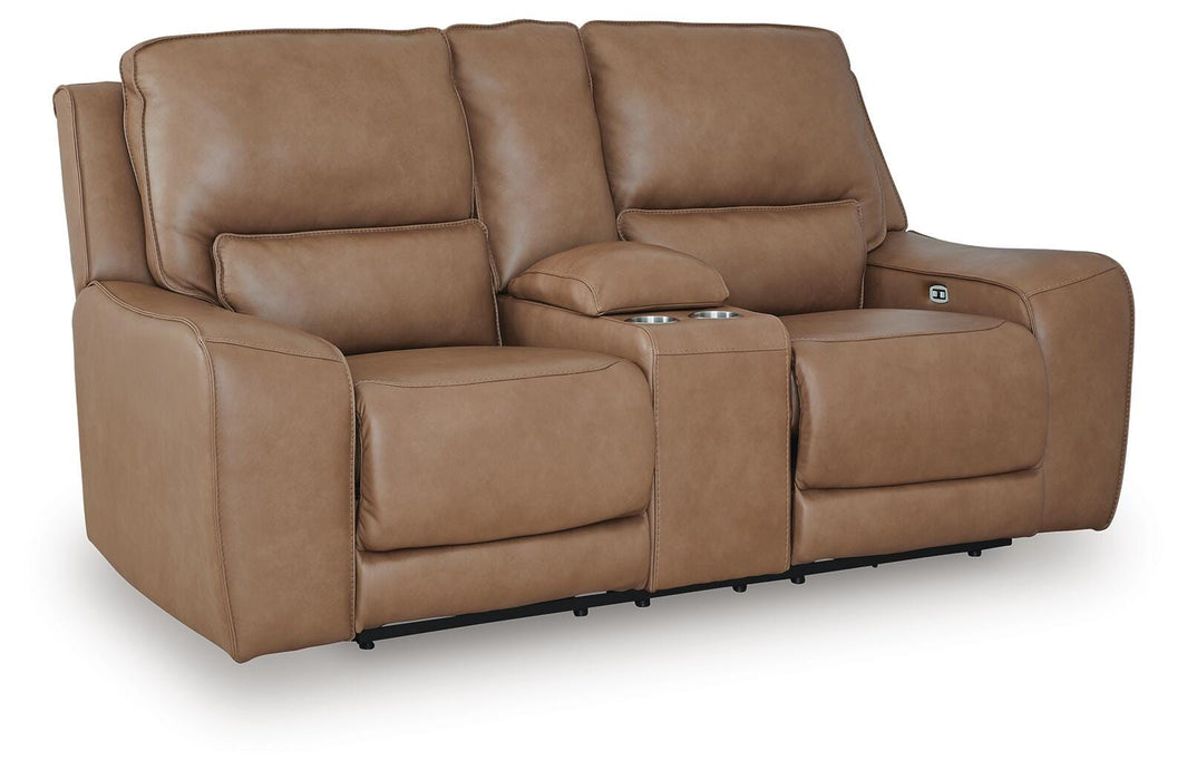 DeepWakes Power Reclining Loveseat with Console - Home And Beyond