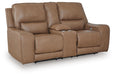 DeepWakes Power Reclining Loveseat with Console - Home And Beyond