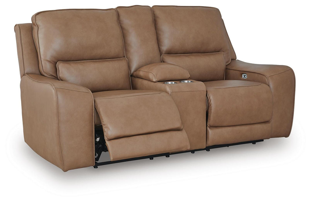 DeepWakes Power Reclining Loveseat with Console - Home And Beyond