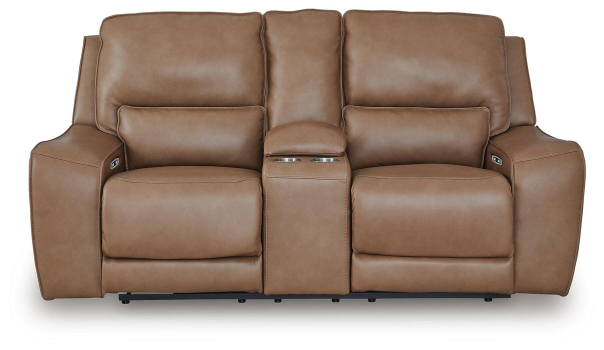 DeepWakes Power Reclining Loveseat with Console - Home And Beyond