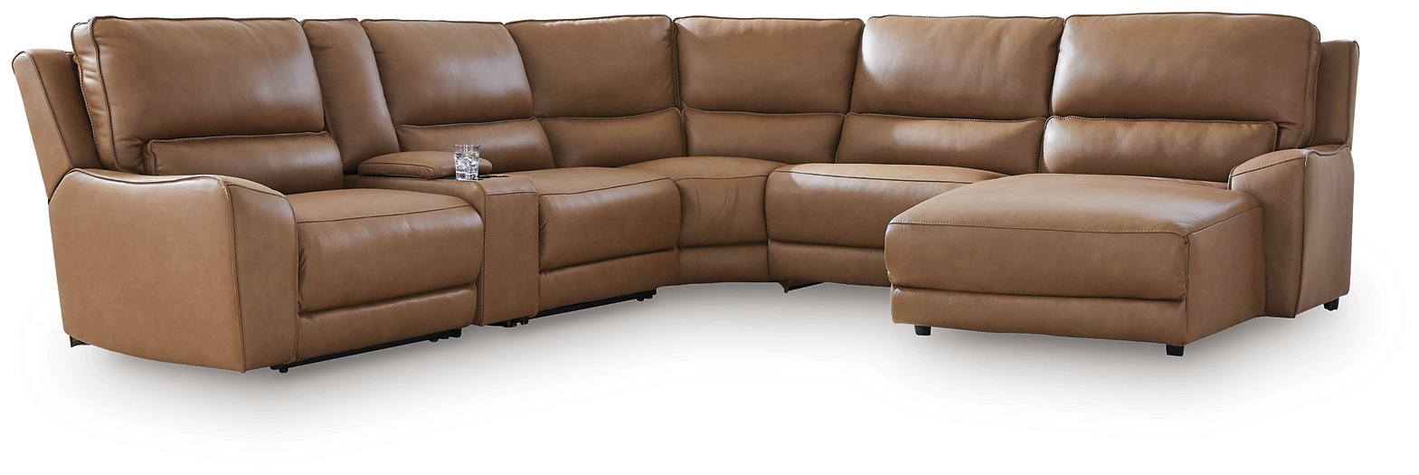 DeepWakes Power Reclining Sectional with Chaise - Home And Beyond