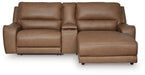 DeepWakes Power Reclining Sectional with Chaise - Home And Beyond