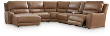 DeepWakes Power Reclining Sectional with Chaise - Home And Beyond