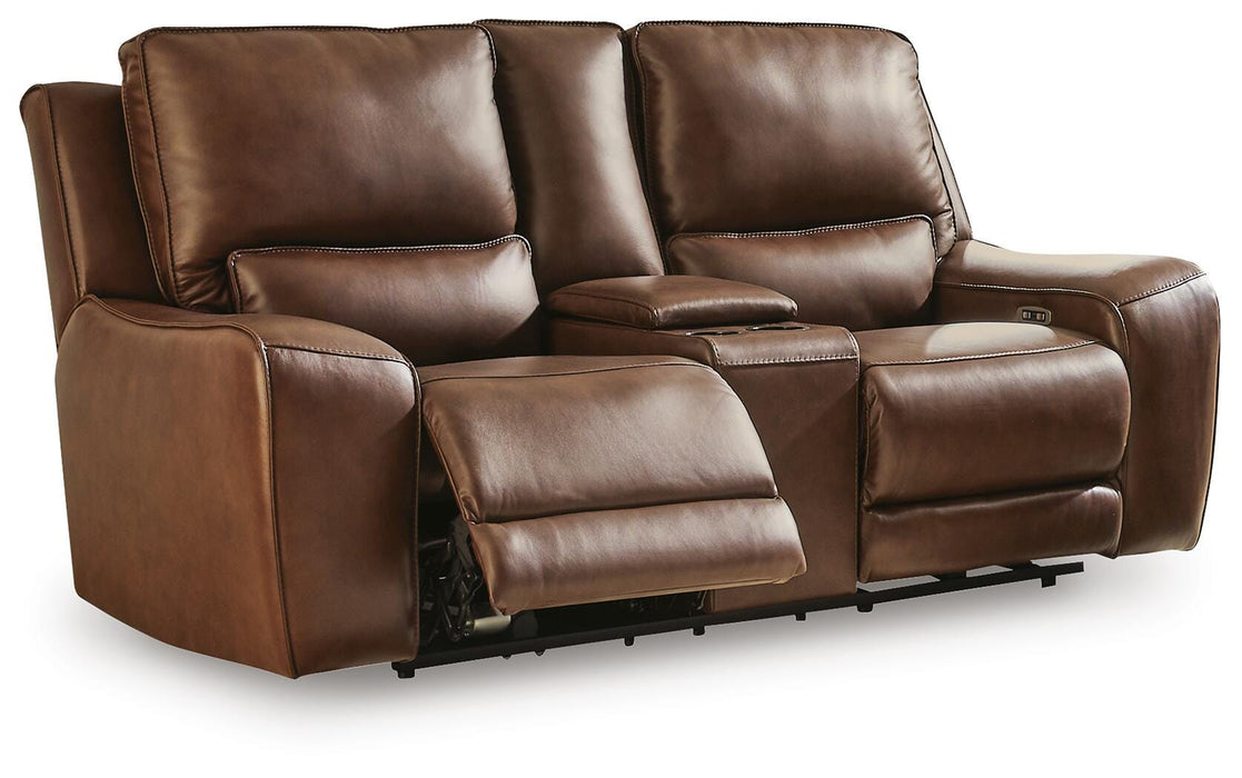 DeepWakes Power Reclining Loveseat with Console - Home And Beyond