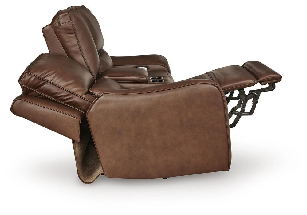 DeepWakes Power Reclining Loveseat with Console - Home And Beyond