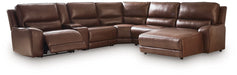 DeepWakes Power Reclining Sectional with Chaise - Home And Beyond
