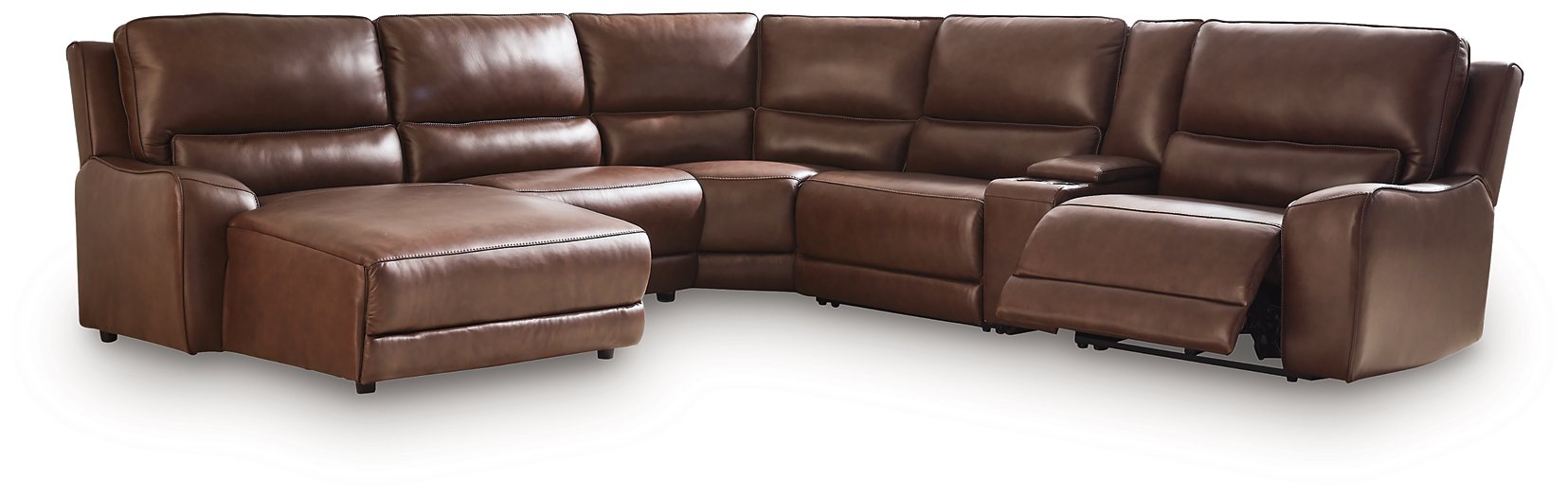 DeepWakes Power Reclining Sectional with Chaise - Home And Beyond