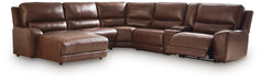 DeepWakes Power Reclining Sectional with Chaise - Home And Beyond